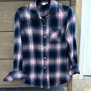 Plaid Button-Up Shirt from Gap